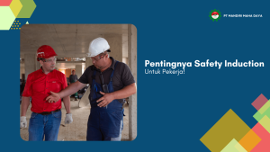 banner tentang pentingnya safety induction