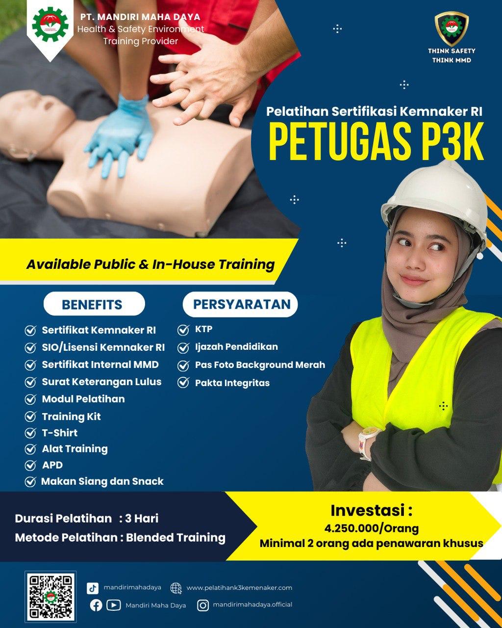 banner pelatihan petugas p3k november