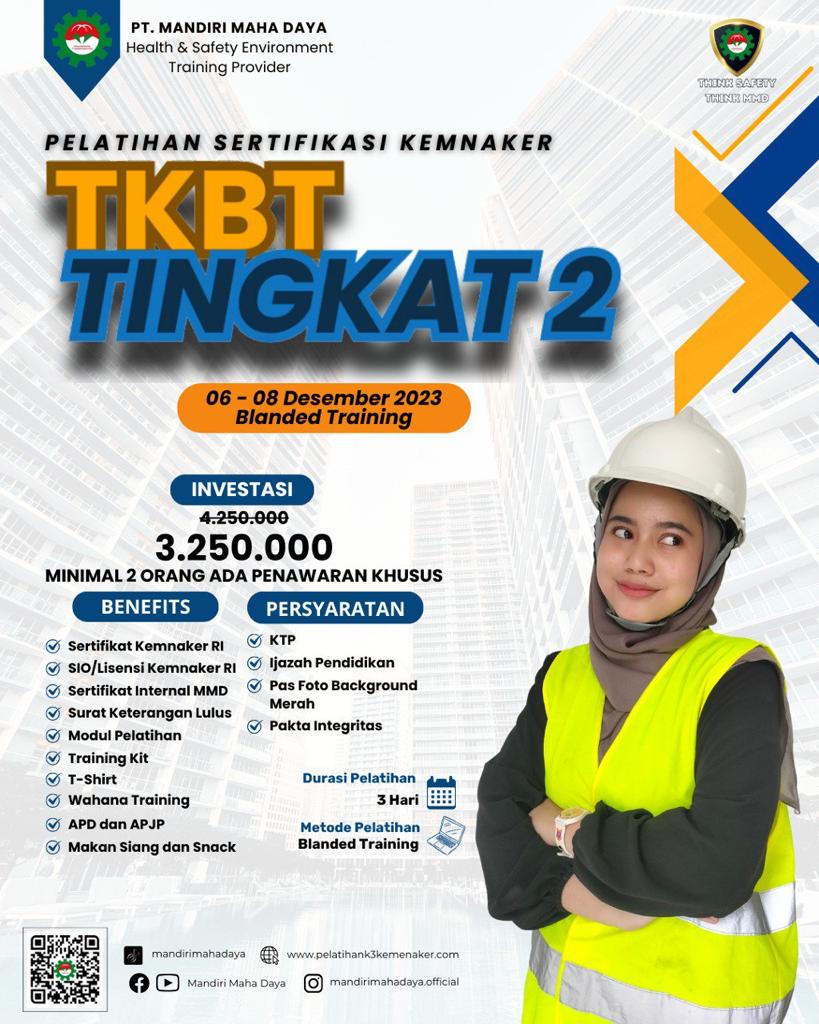 banner pelatihan tkbt tingkat 2