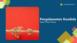 banner penyelamatan gondola saat wire putus