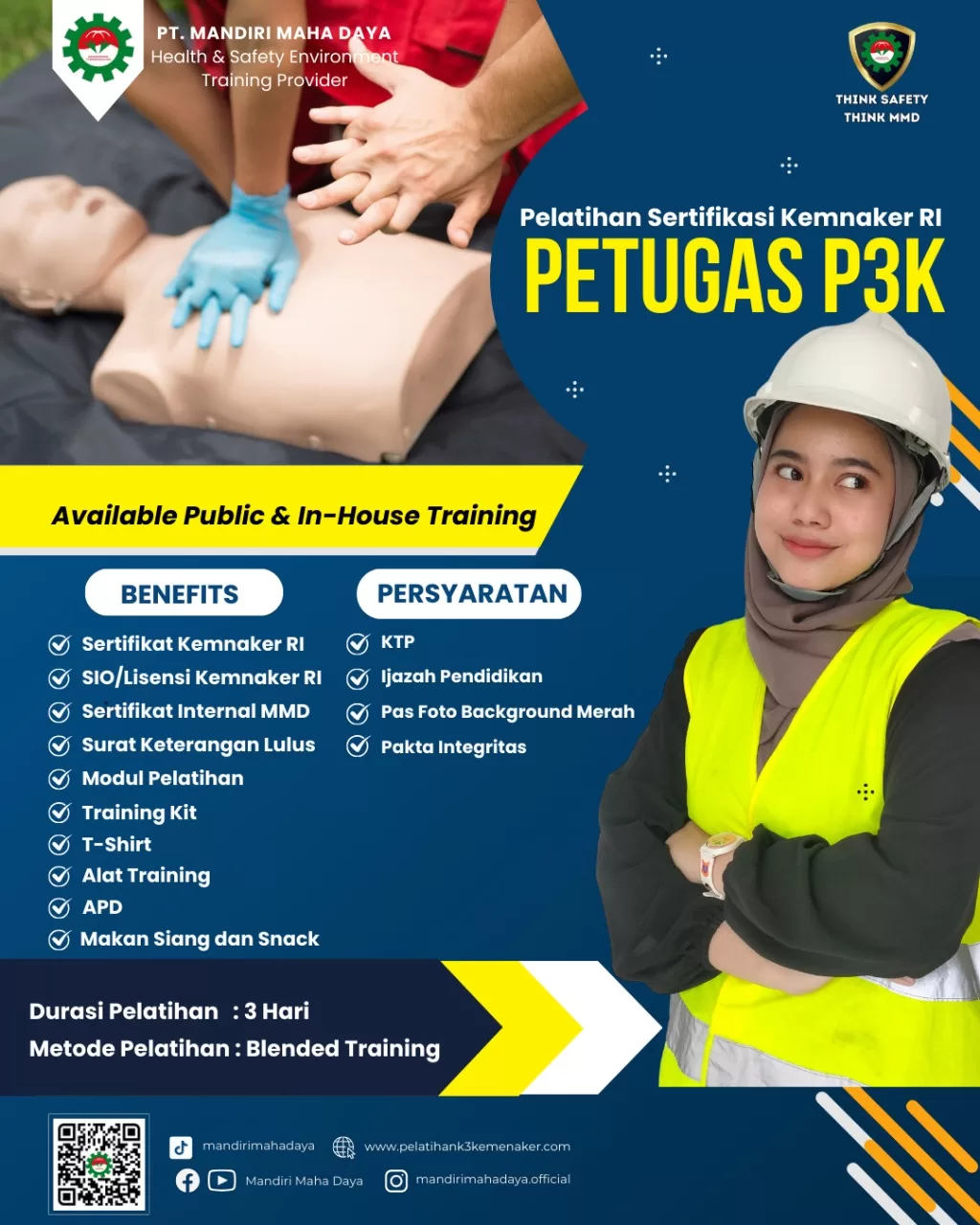 flyer petugas p3k paling baru 2024