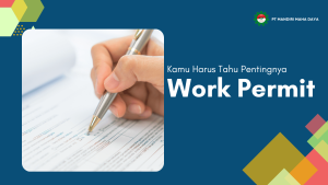 banner tentang pentingnya work permit
