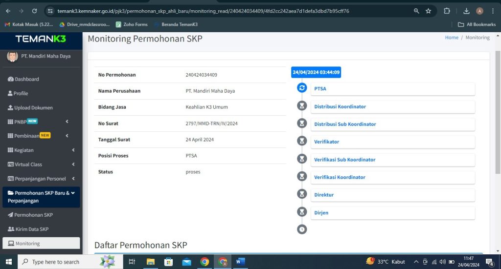 SK Penerbitan SKP AK3U 1