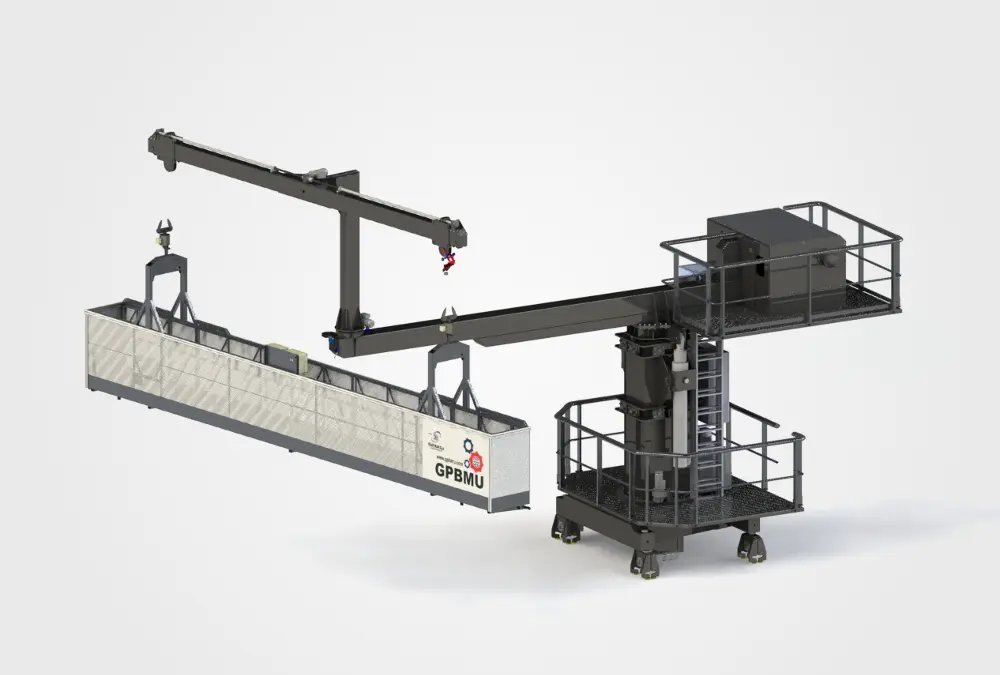 Pengertian Gondola Mobile Roof Beam dan Cara Kerjanya! 1 gondola mobile roof beam
