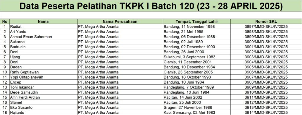 SKL TKPK B120