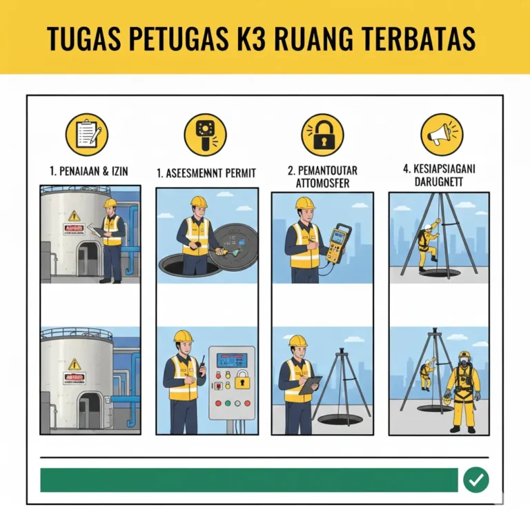 Tugas Petugas K3 Ruang Terbatas yang Wajib Diketahui! 3 Tugas Petugas K3 Ruang Terbatas
