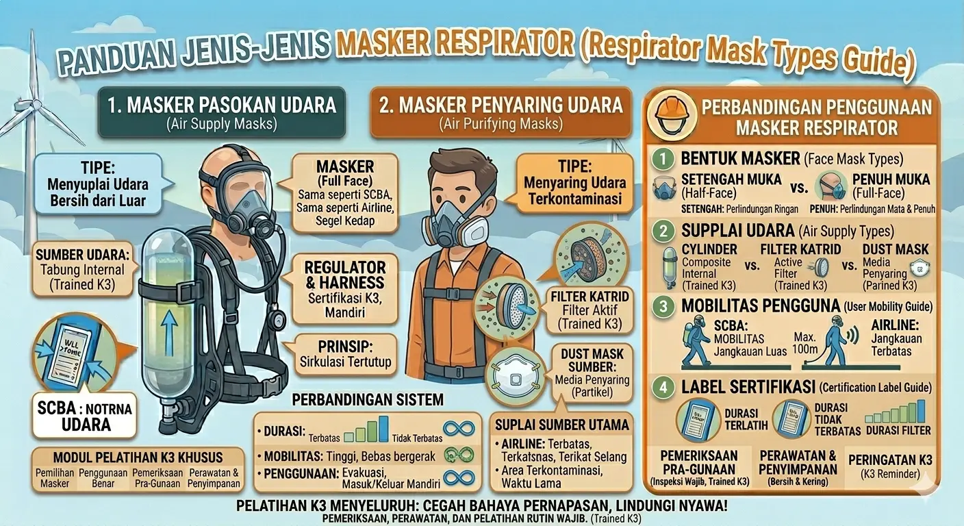 Jenis Masker Respirator