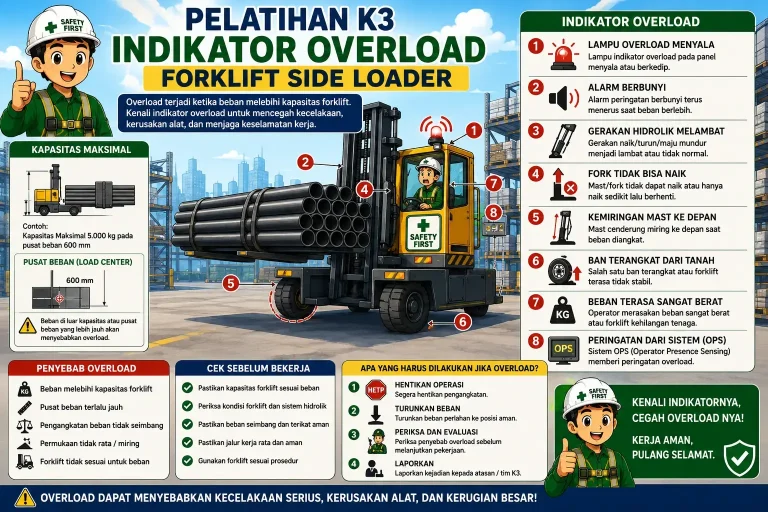 Kapasitas Angkat untuk Forklift Elektrik 3 Ton