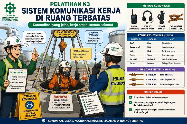Sistem Komunikasi Kerja di Ruang Terbatas