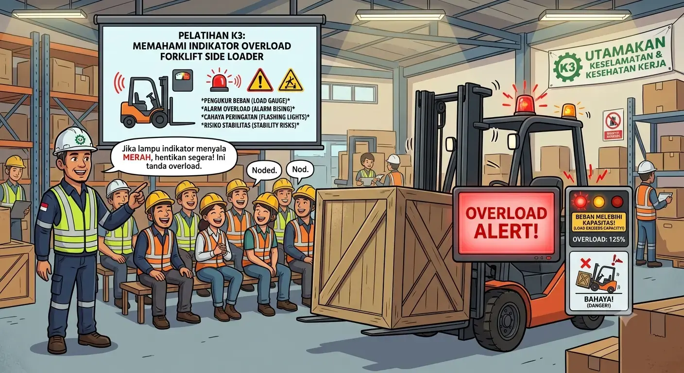 Kapasitas Angkat untuk Forklift Elektrik 3 Ton