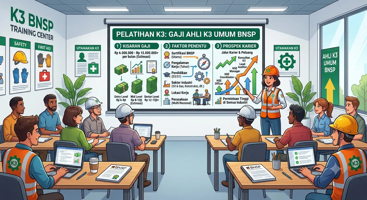 Gaji Ahli K3 Umum BNSP