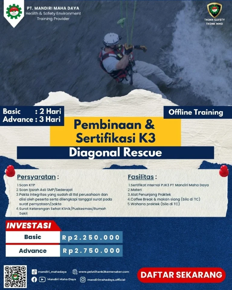 Pelatihan K3 Diagonal Rescue