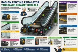 Bagian Penting Eskalator