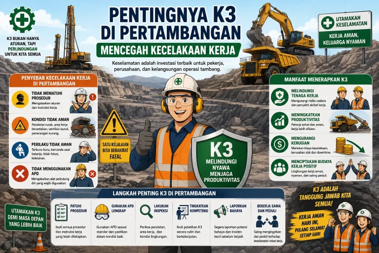 Pentingnya K3 di Pertambangan Mencegah Kecelakaan Kerja 1 K3 di Pertambangan