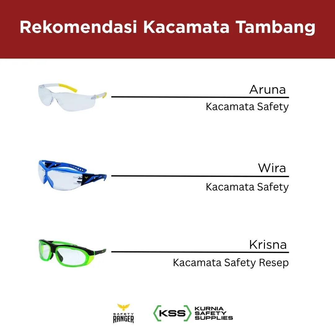 3 Rekomendasi Kacamata Safety Tambang Merk Lokal 1 Rekomendasi Kacamata Safety Tambang